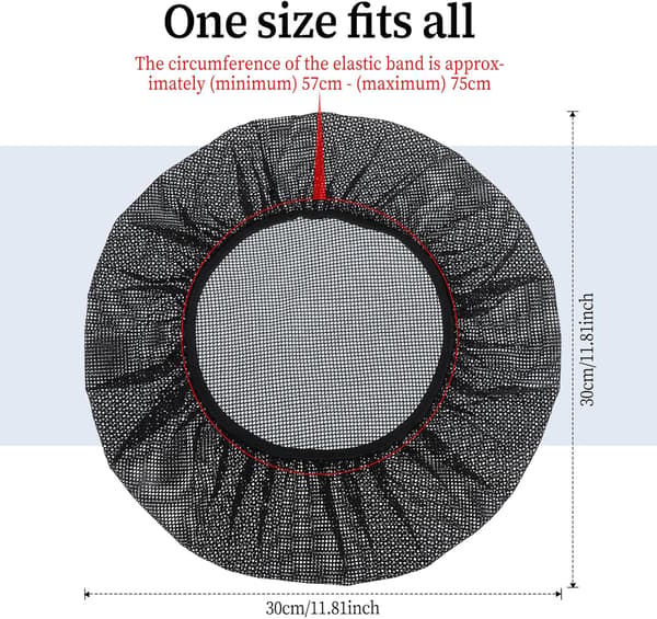 6 st kockmössa unisex elastisk köksmössa matservice hårnät nätmössa matlagningskock