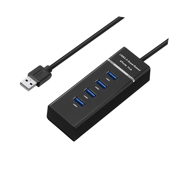 Höghastighets 4-portars USB 3.0 Multi Hub Splitter Expansion USB