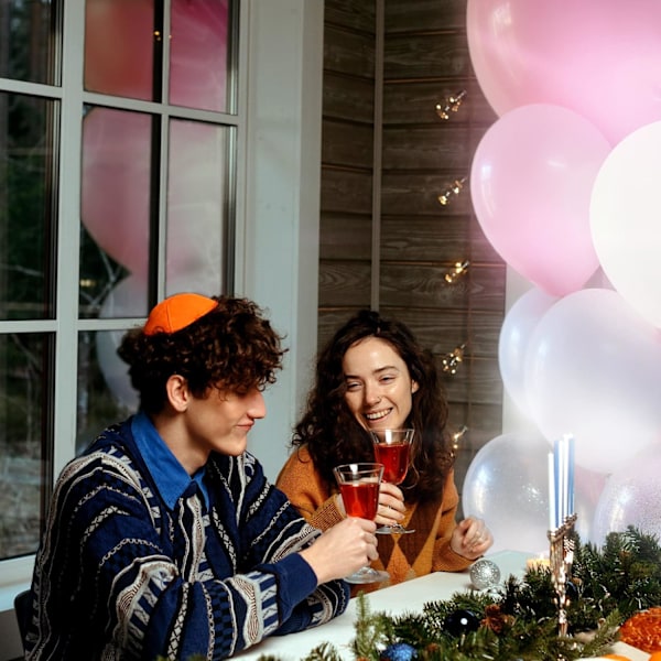 30 stk. ballonlys - Hvide LED mini runde kuglelys