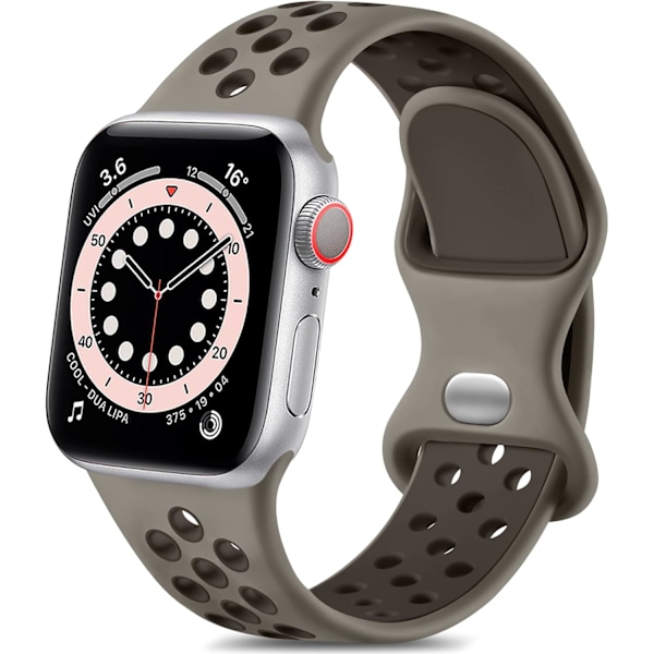 Sportband kompatibla för Apple Watch Band 45mm 44mm 42mm