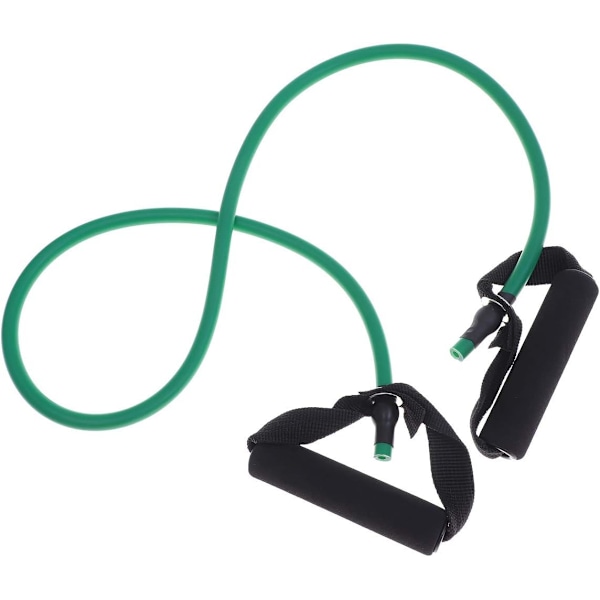 Yga Elastisk Fitness Eercise Pull Rpe Eercise  Wrkut  med Håndtag til Kvinder (Sort + Rød) Sort+Rød Sort+Rød