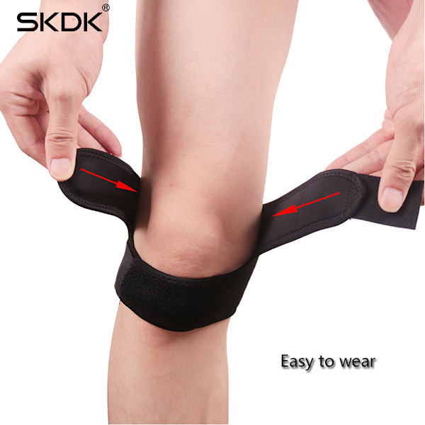 Enkel Patellar Band Sports Knäskydd för utomhusbruk