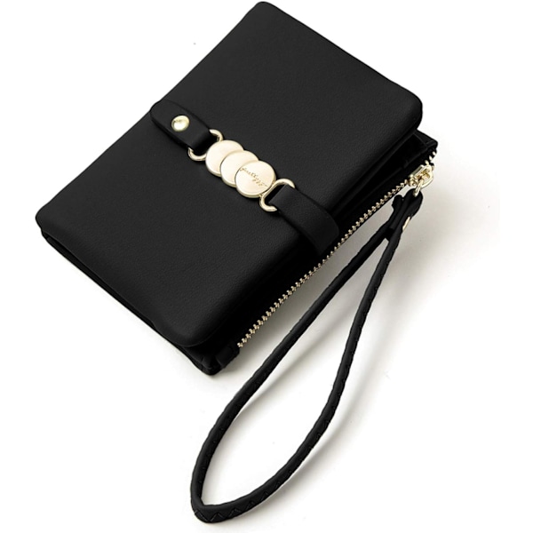 Damplånböcker Små Rfid Bifold Wristlet, Damplånböcker för Kort
