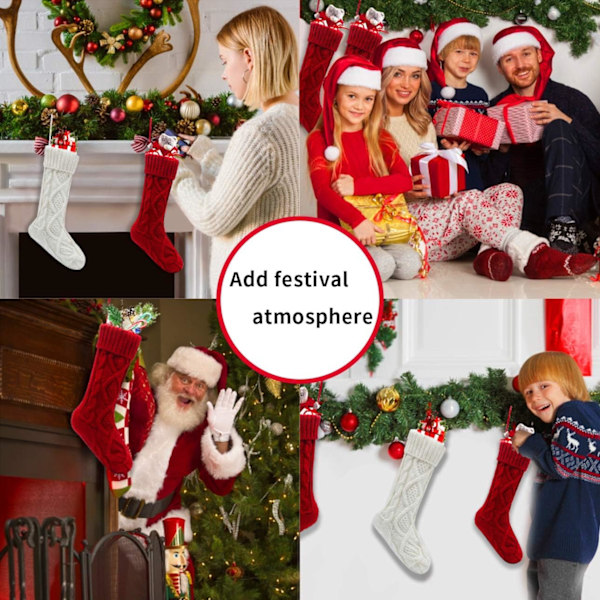 Julstrumpor. 4-pack personliga julstrumpor 18 tum stora