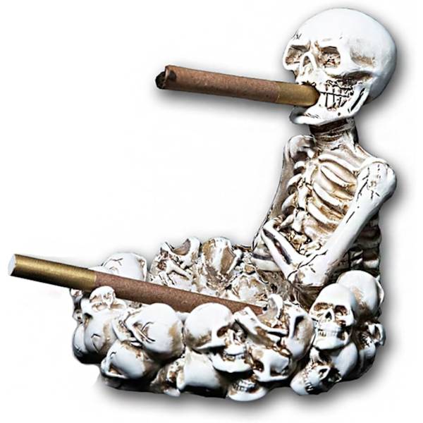 Sød heks sjov gravhunde Halloween glas askebæger bærbare cigar askebægre runde dekoration askebæger til hjemmet kontor farve en størrelse farve en størrelse