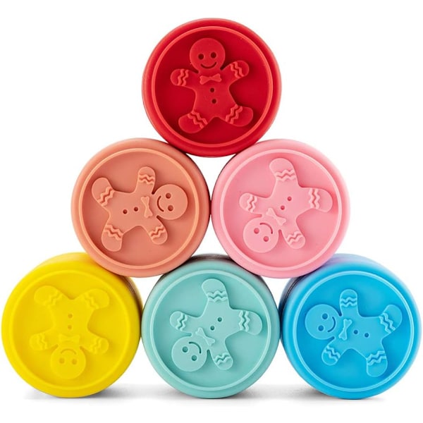 Söta Silikonkakstämplar Set - Biscuit Cutter Fondant Mooncake Form