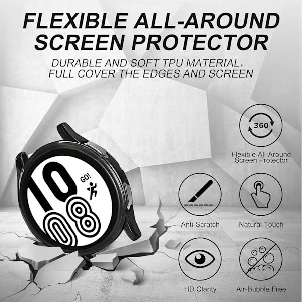 6-pak etui til Samsung Galaxy Watch 4 (44 mm), blødt