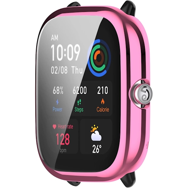 Mjuka TPU-skal avsedda för Amazfit GTS 4 Mini Klockfodral Tillbehör Fulltäckande Skärmskydd för Amazfit GTS 4 Mini (Ej för GTS4) (7 Färger)