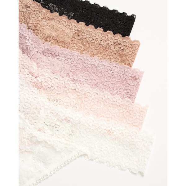 Damunderkläder - 5-pack Stretch Trosa i Mikrofiberspets