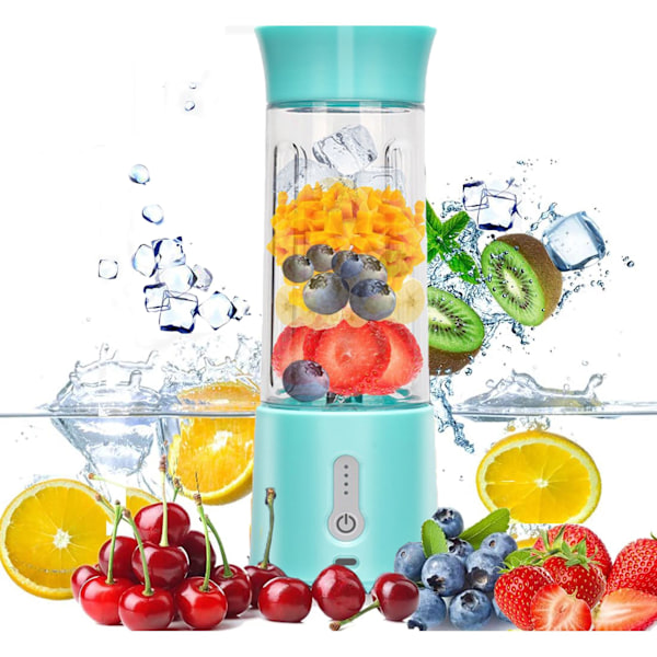 Bärbar mixer - Personlig storlek juicerkopp med USB uppladdningsbar