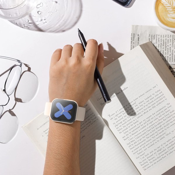 2-pak hårdt etui kompatibelt med Apple Watch 40 mm