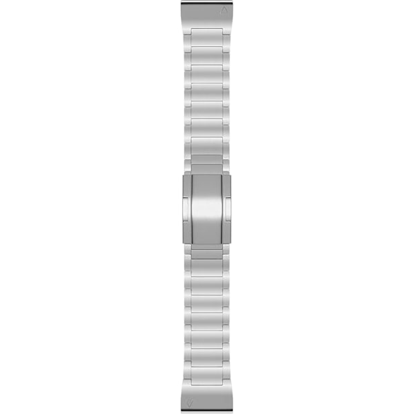 Fenix 8/7X/6X/5X Plus-rem, 26mm titanmetall hurtigutløsing enkel passform klokkestropp med dobbel knapplås kompatibel for Garmin Fenix 7X Pro/6X