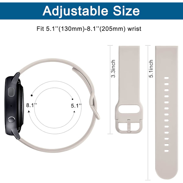 Garmin Vivoactive 4/Venu 2/Forerunner 255 udskiftningsremme (3-pak)