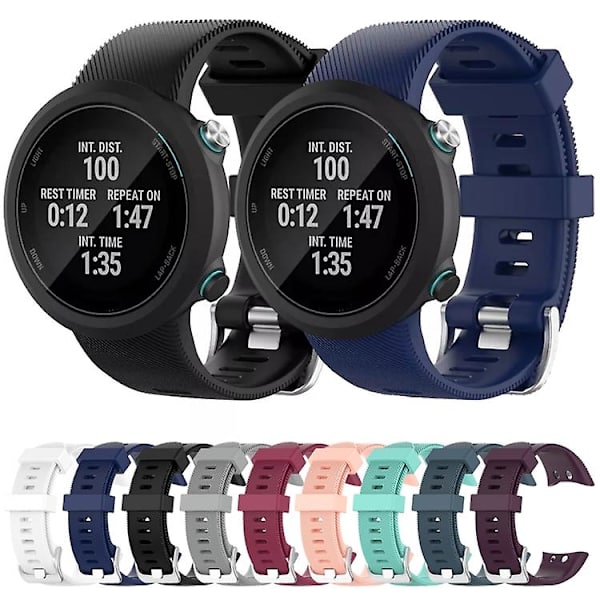Til Garmin Swim 2 silikoneurrem UCG White