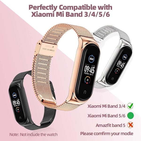 Rem for Xiaomi Mi Band 7 Mi Band 6 Mi Band 5 utskiftbar erstatning