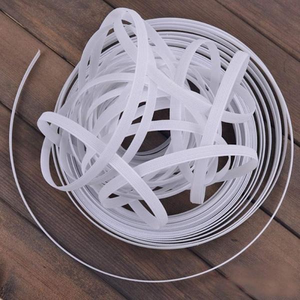 Polyester urbening för sömnad (45 meter, vit - 6 mm)