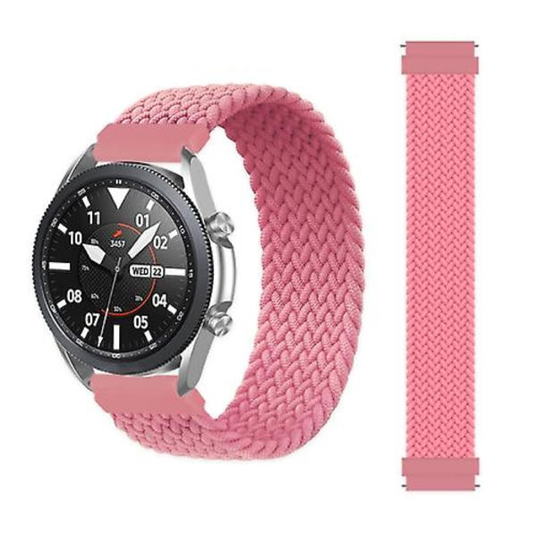 För Garmin Vivoactive 3 Justerbart Nylon Flätad Elasticitet Klockarmband ZOE Pink