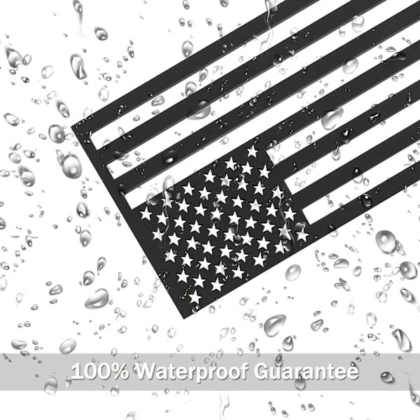 3D Amerikansk flag emblem klistermærke udskæring, tykkelse 0,15\201D, akryl