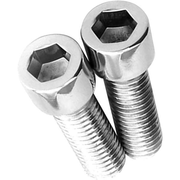 10 stk Sykkel Vannflaskeholder Bolter - Rustfritt Stål Rack Skruer