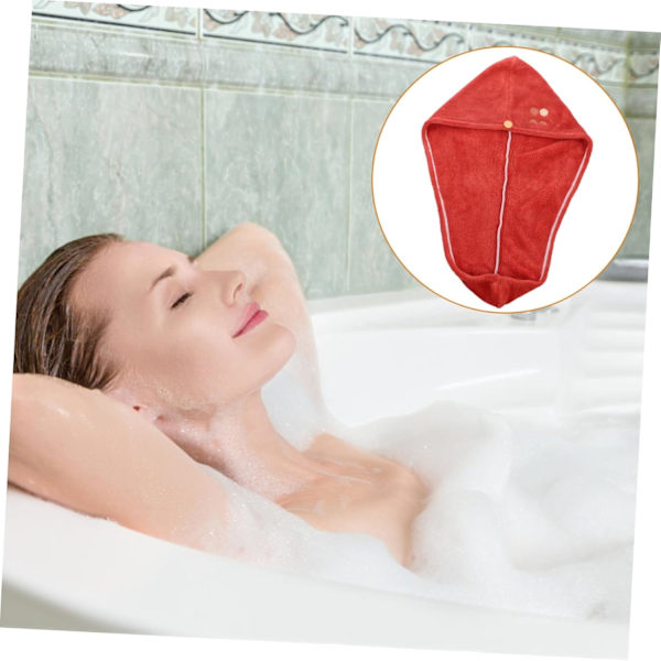 3 st mössa med knappar - Vattenabsorberande mikrofiberinpackningar