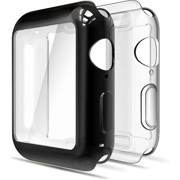 Mjukt skärmskydd Bumper Case Kompatibel med Apple Watch 44mm