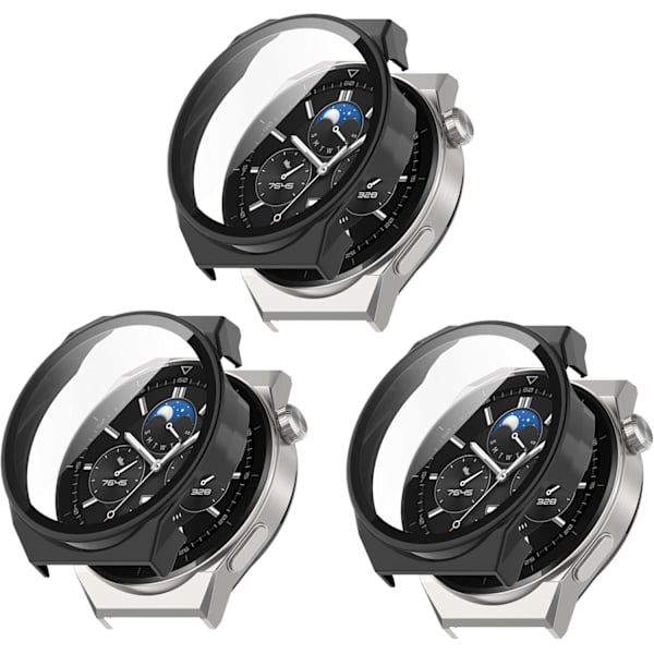Kompatibel med Watch GT3 pro Case 46mm PC Slim Screen Protector Case