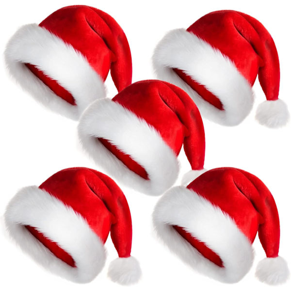 Julehat, Hat, Juleferiehat til Unisex Voksne, Ekstra Tyk Klassisk