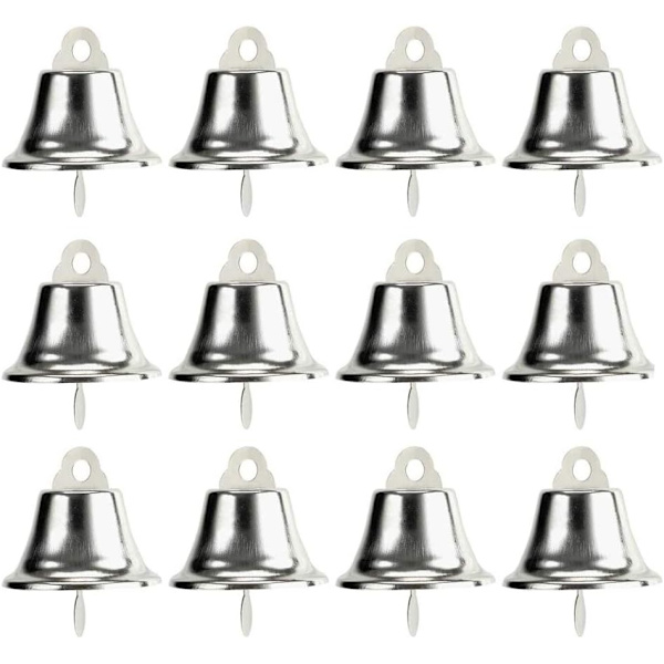 Sølvbjelle Jingle Bells Julepynt Dekorasjon, Julepynt