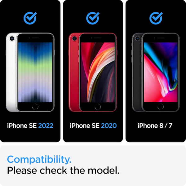Ultra Hybrid-deksel designet for iPhone 7 - Krystallklar Krystallklar