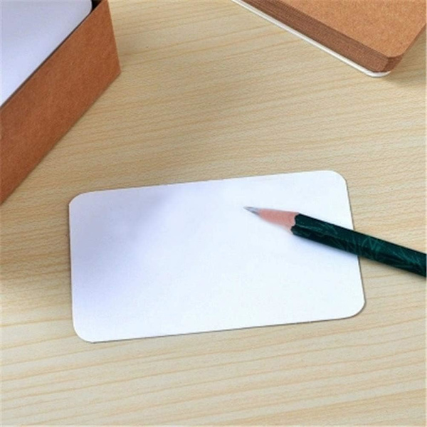100 stk blanke kraftpapir hvite kort - DIY-gavekort
