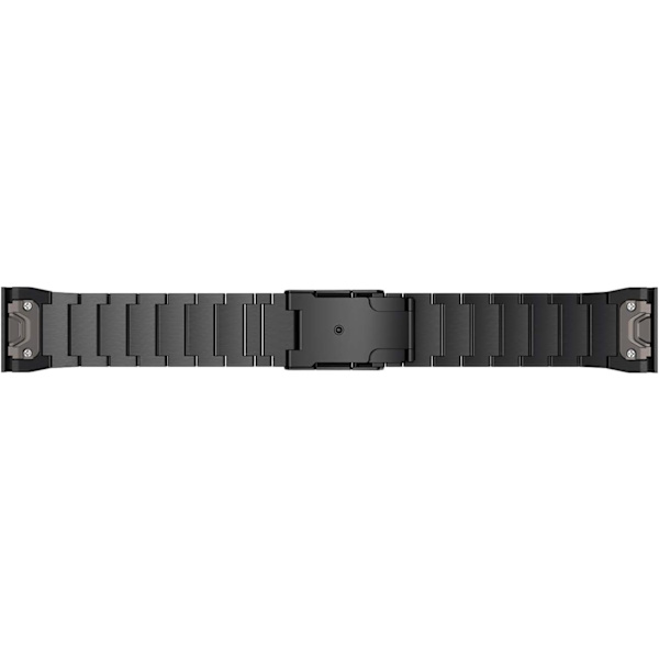 Fenix 8/7X/6X/5X Plus Rem, 26mm Titanium Metal Quick Release Easy Fit Urrem med Dobbelt Knaplås Kompatibel til Garmin Fenix 7X Pro/6X