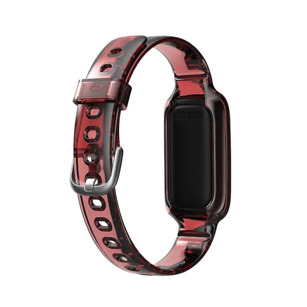 For Fitbit Luxe silikone integreret urrem QWF Red