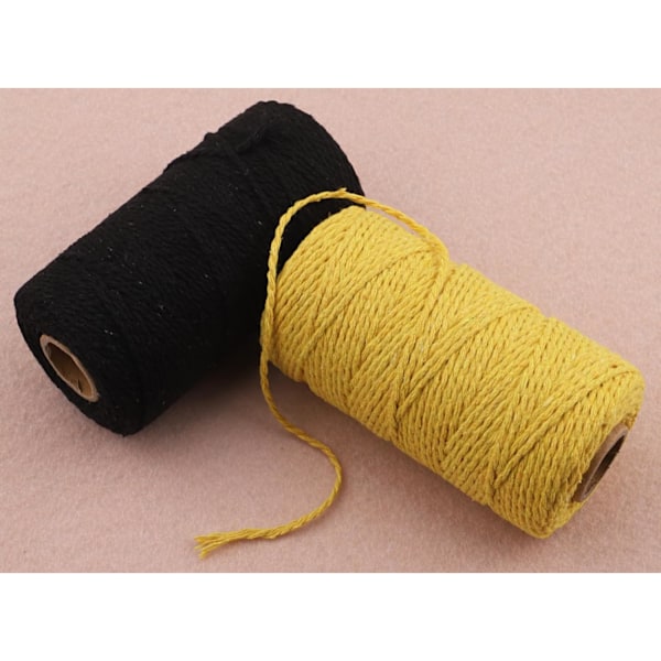 656 fot bomullsbagerigarn spole 10 ply, hantverkssnöre för DIY-hantverk