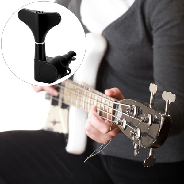 Guitar Bas Tunere - Stemmeskruer i metal (2L + 2R) - Forhold Hoved Sealed Machine Head