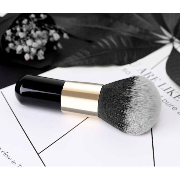 Platt Kabuki borste för pudermakeup
