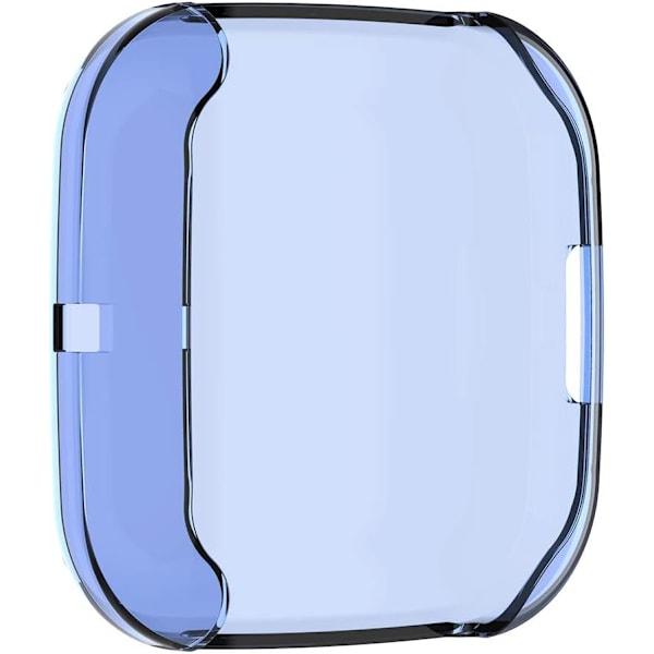 Kompatibel med Fitbit Versa 2 Case Cover - Mjuk TPU Protector Case Frame (blå)