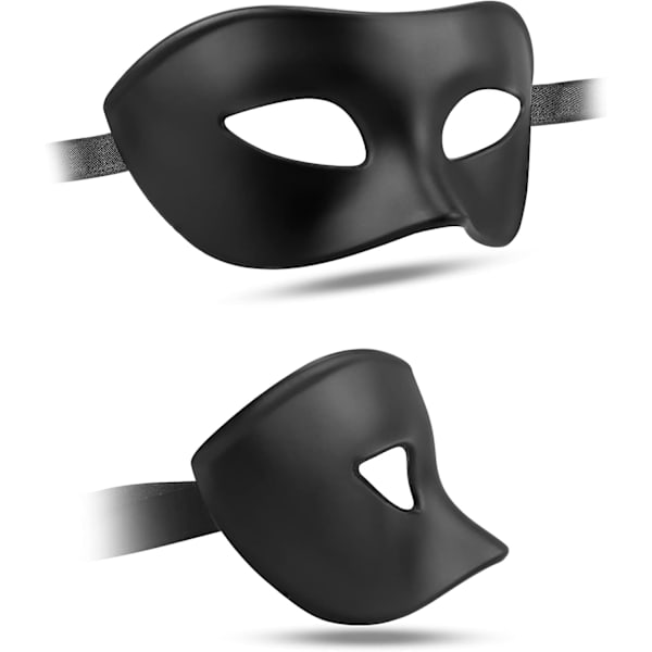 Blondert Masquerade-maske med elastikk, passer for voksne, mykt og skånsomt materiale, spesielt for