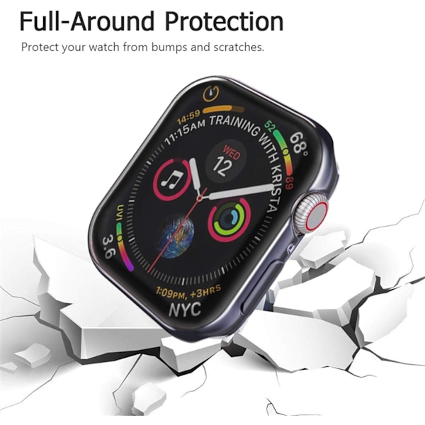 360-graders etui til Apple Watch Series SE/6/5/4/3/2/1 skærm