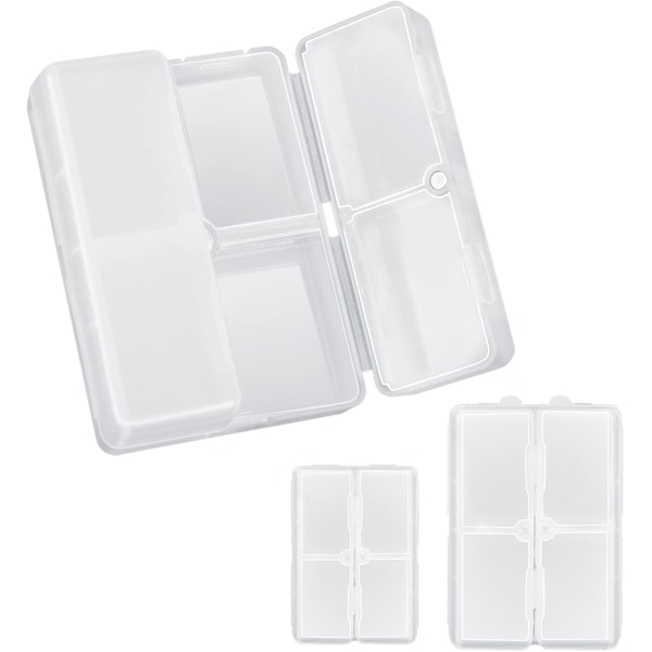 2 stk Daily Pill Organizer, 7 fack Portable Pill