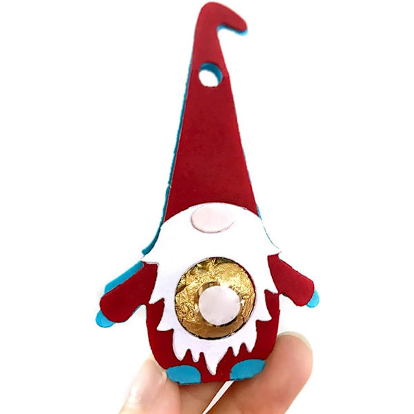 Jule Gnome Chokolade DIY Skæredør - Scrapbooking Prægnings Stencils