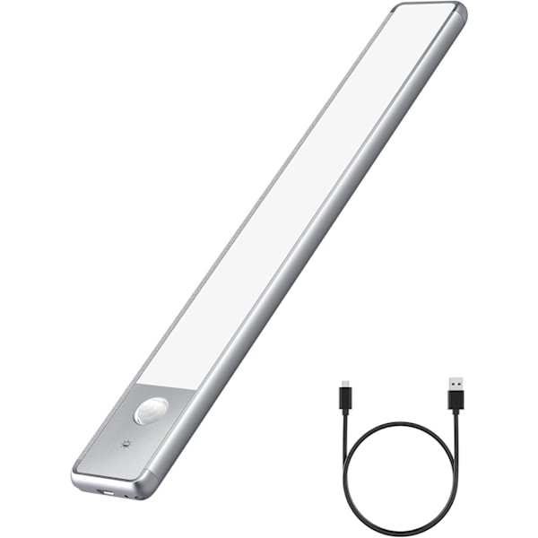 3-farvet dæmpbar bevægelsessensor under skabslys. 49LED USB