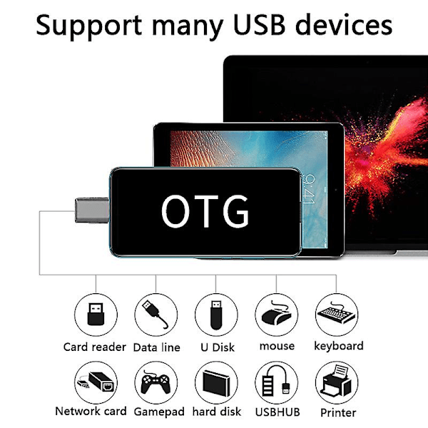Typ-C till USB 3.0, legering typ C-adapter