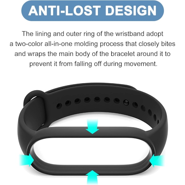 Rembyte kompatibel med Xiaomi Mi Band - 20 delar