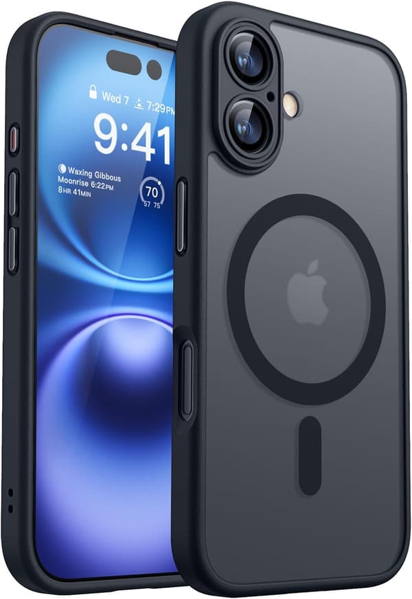 Magnetisk deksel til iPhone 16 - Forbedret versjon, full kamerabeskyttelse, MagSafe-kompatibel