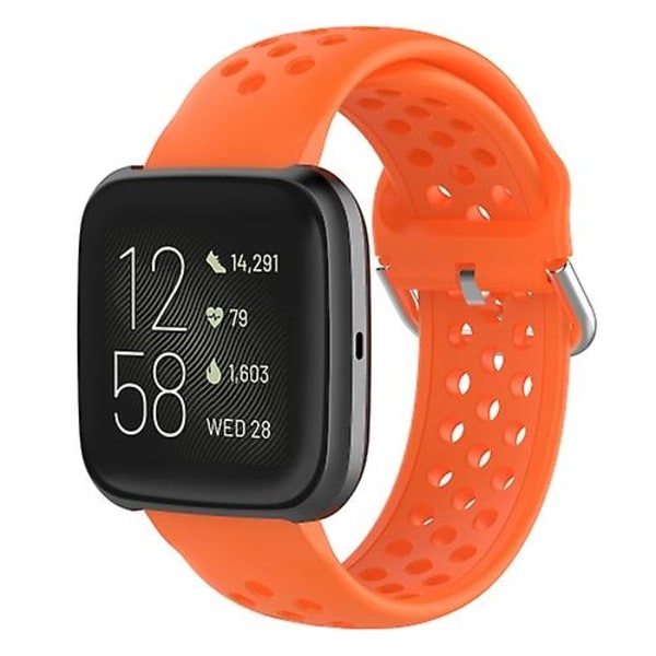 23mm För Fitbit Blaze / Fitbit Versa 2 Universal Sport Silikon Armband NMJ Orange