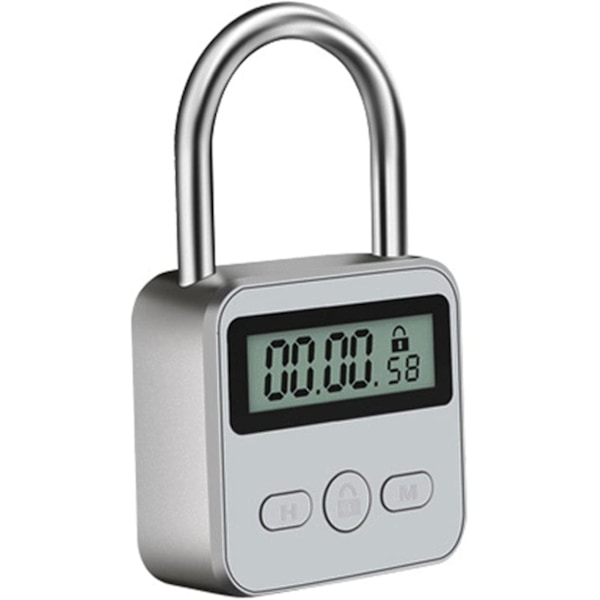 Smart Time Lock, 99 timer maks timinglås med LCD-skærm Multifunktion elektronisk rejsetimer