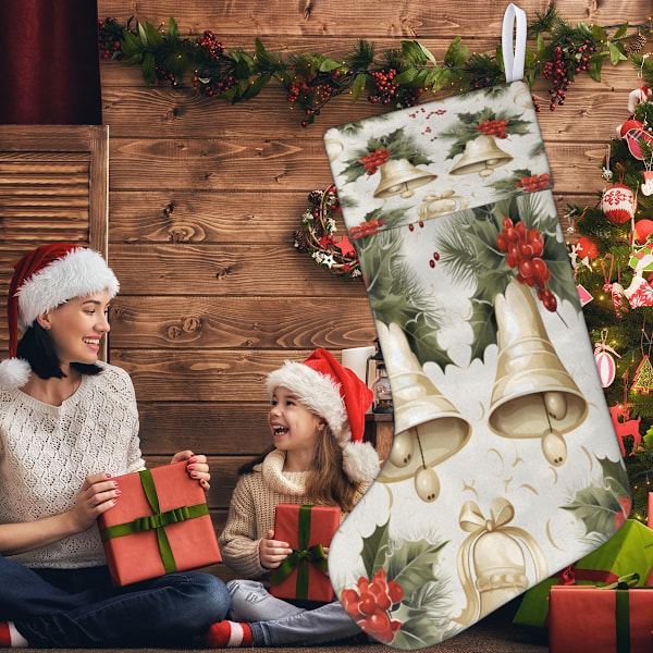 Moderna Julstrumpor Presentpåsar Julstrumpor Strumpor för Familj Dekoration Hängande Ornament Fest, 45 x 19,8 cm