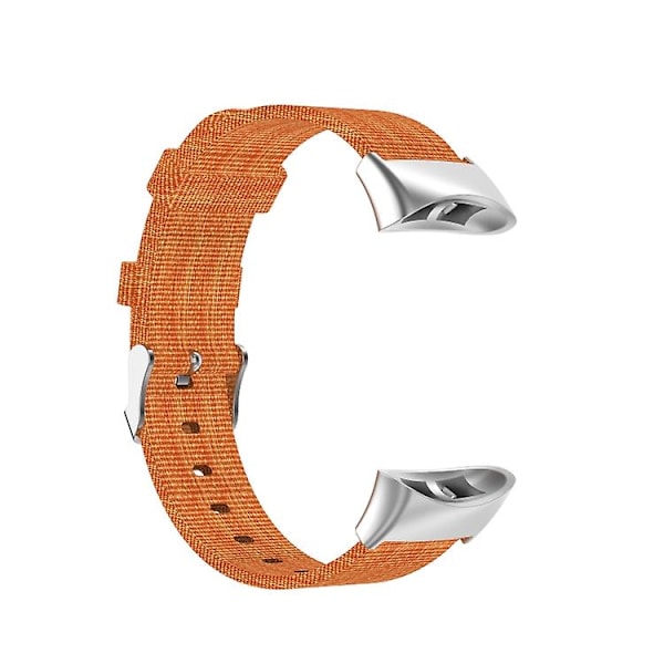 Til Garmin Forerunner 45 / 45s / Swim 2 Universal Nylon Canvas Urrem ZVX Orange