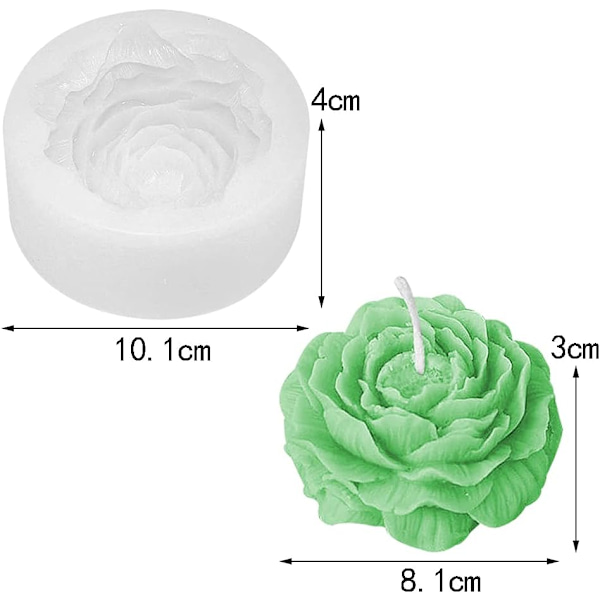 Peony Honeycomb Ljusformar - Form til lysfremstilling