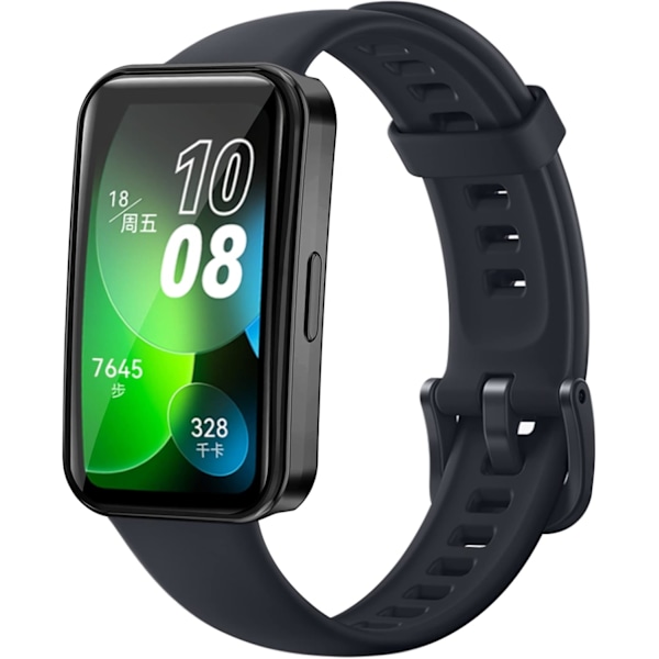 Näytönsuoja yhteensopiva Huawei Band 10 9 8 kellotaulun suojakotelo TPU (musta) Musta
